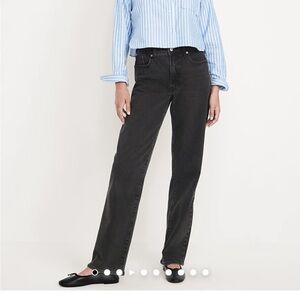 Old Navy High waisted O.G. Loose Jeans in black wash